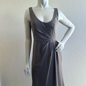 White By Vera Wang Dress Gown Formal Gray